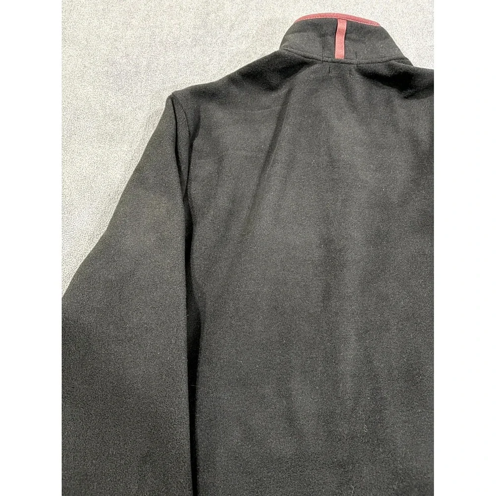 Polo Ralph Lauren Fleece Sweatshirt Mens M Black Performance 1/4 Snap Pullover